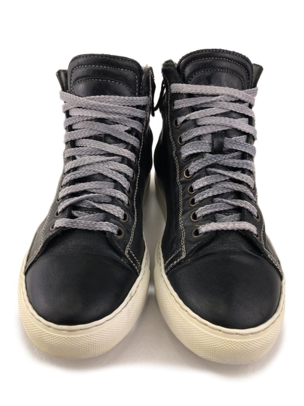 Benheart Lombardi Leather High-Top Zip Sneakers EUR 39 - Picture 4 of 12